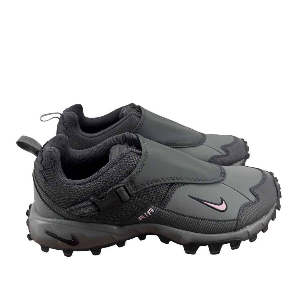 Nike ACG Ibis Hiking Shoes Dark Grey Black Pink Buckle Rugged HM7133-003 Men 10